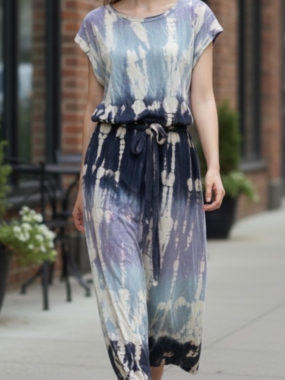 Young Fabulous & Broke Tie Dye Print Maxi Dress Size Medium